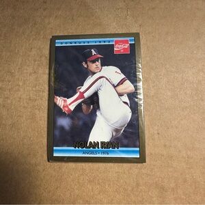 SEALED 1992 Donruss Coca-Cola Coke NOLAN RYAN 21 Of 26 MLB Baseball Card NEW